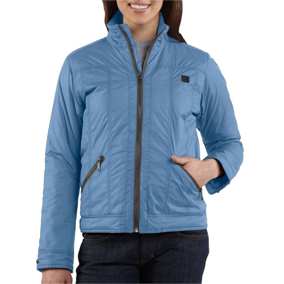Carhartt Jackets & Blazers - Carhartt Skyline Puffer Jacket XS Blue Quilted Lightweight Full Zip Outdoor Coat